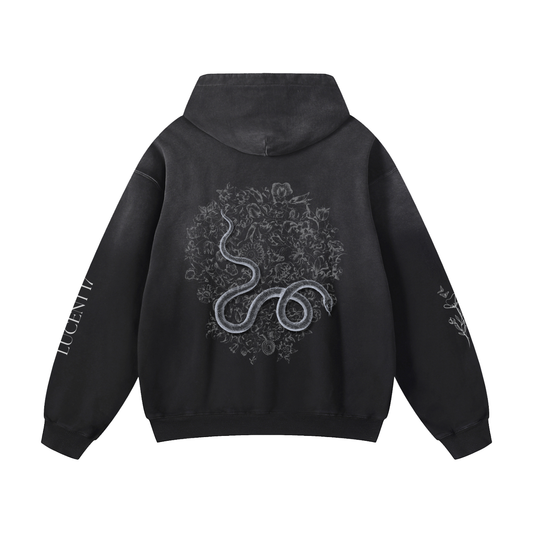 Floral Snake Hoodie
