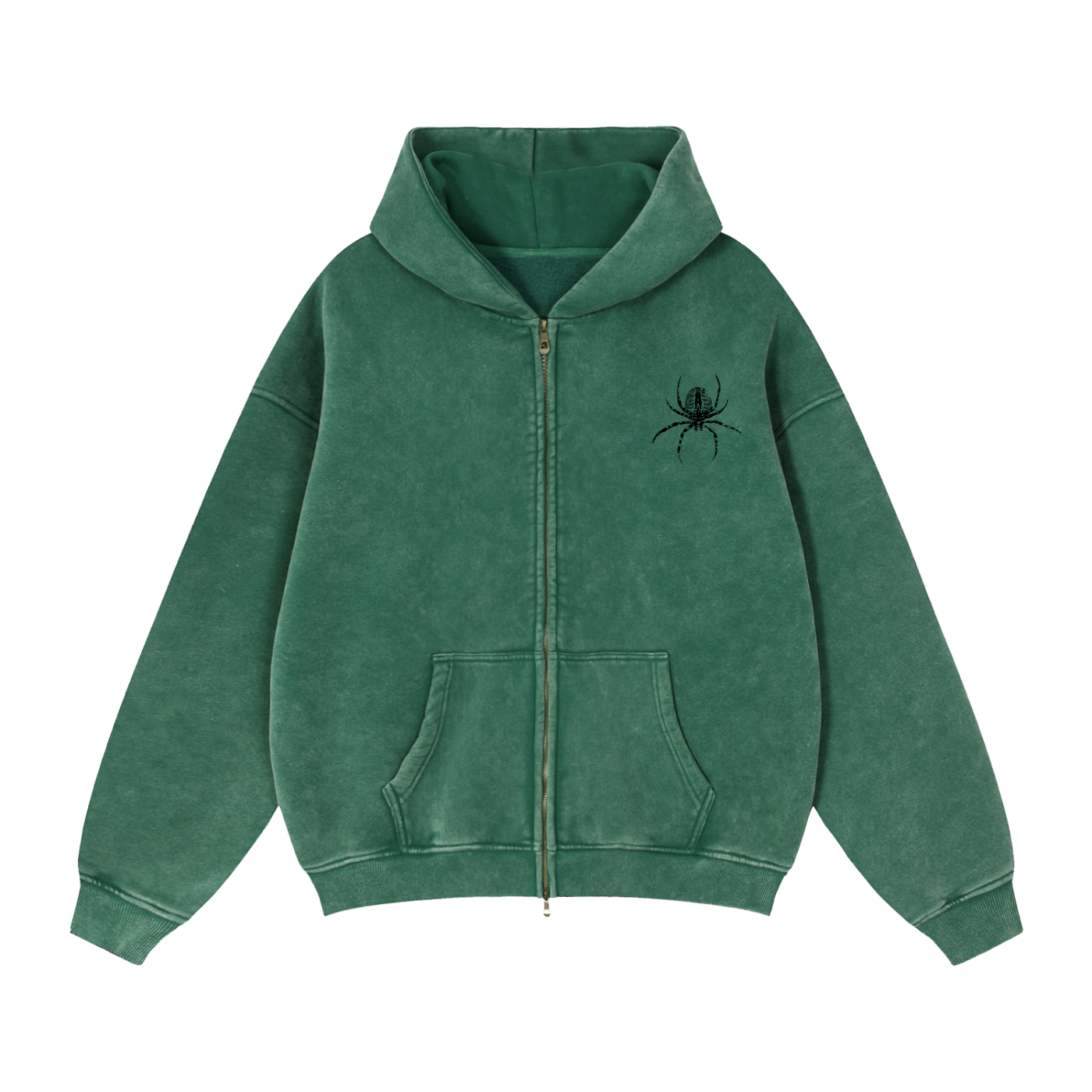 Unisex Spider Zip-Up