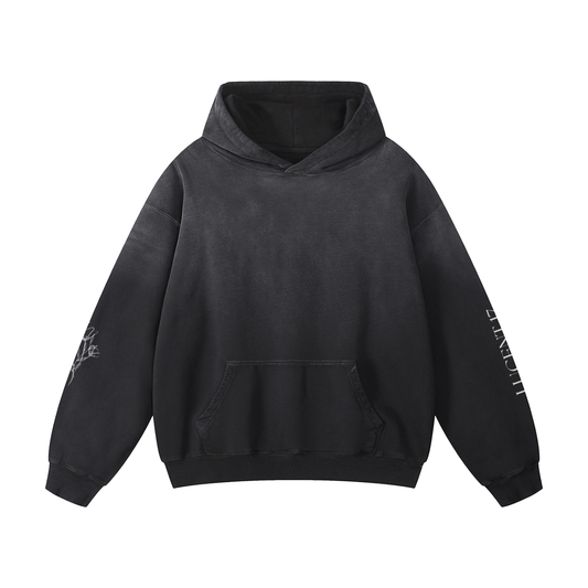 Floral Snake Hoodie