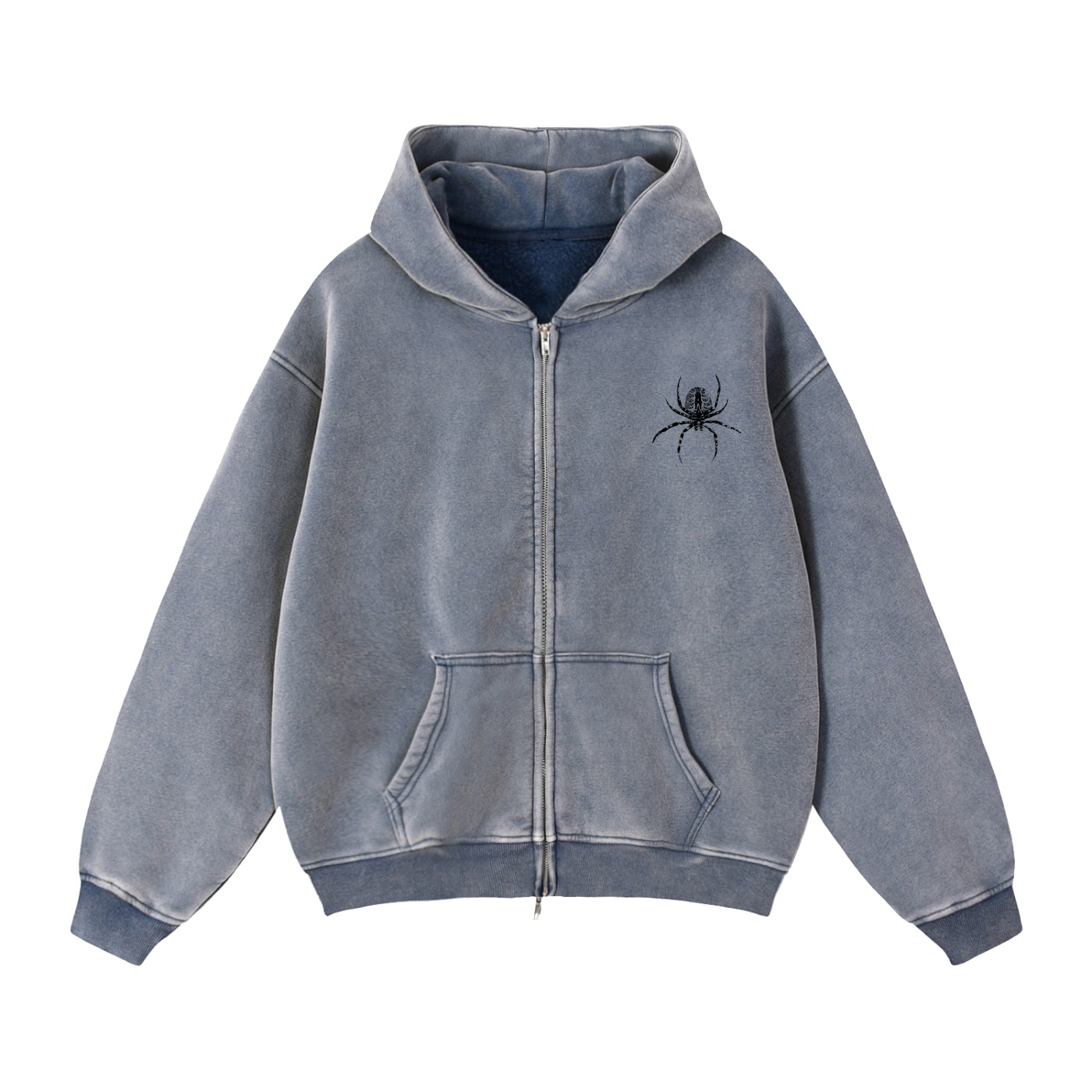 Unisex Spider Zip-Up