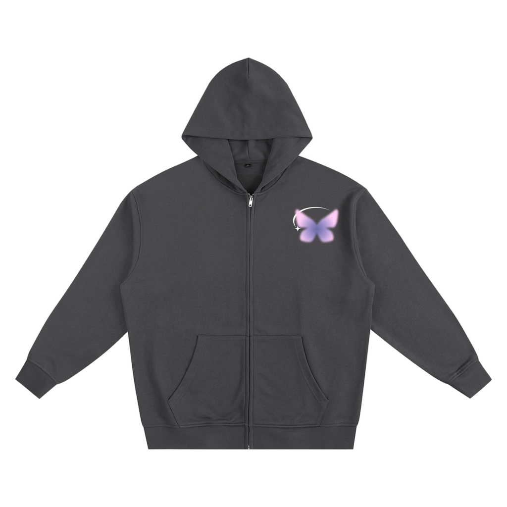 Y2K Butterfly Zip-up